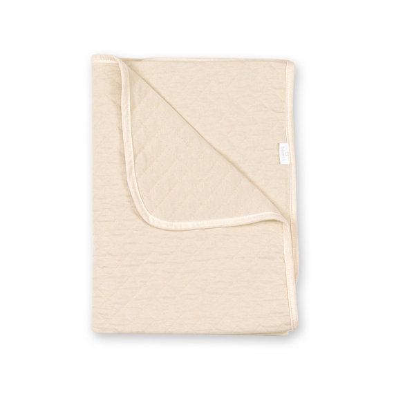 Blanket Pady quilted jersey 75x100cm QUILT Cream tog 1.5