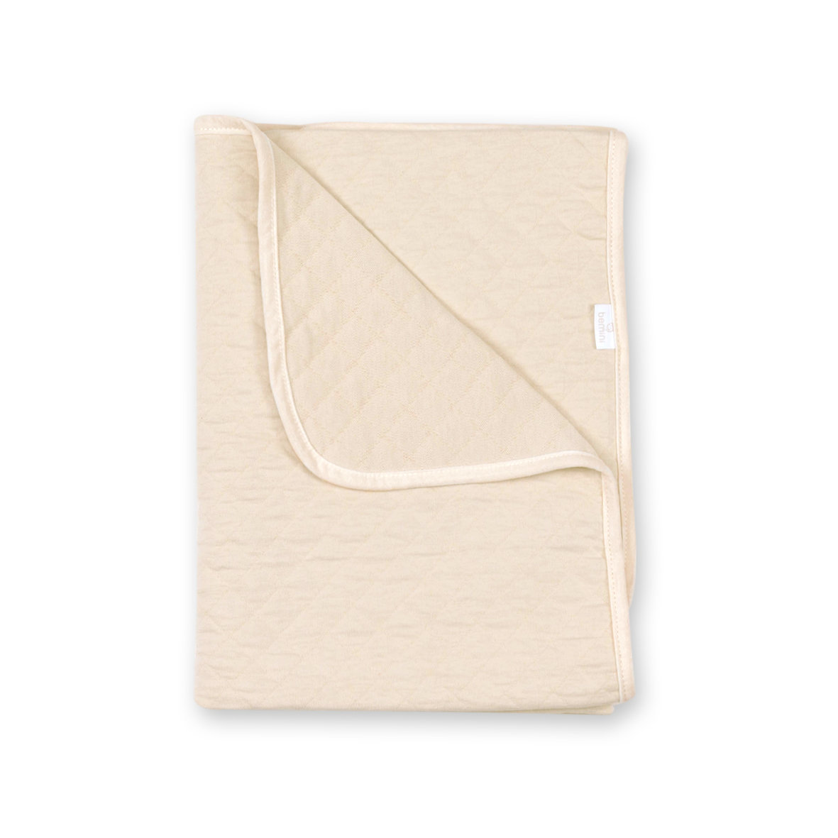 Couverture Pady quilted jersey 75x100cm QUILT Cream tog 1.5