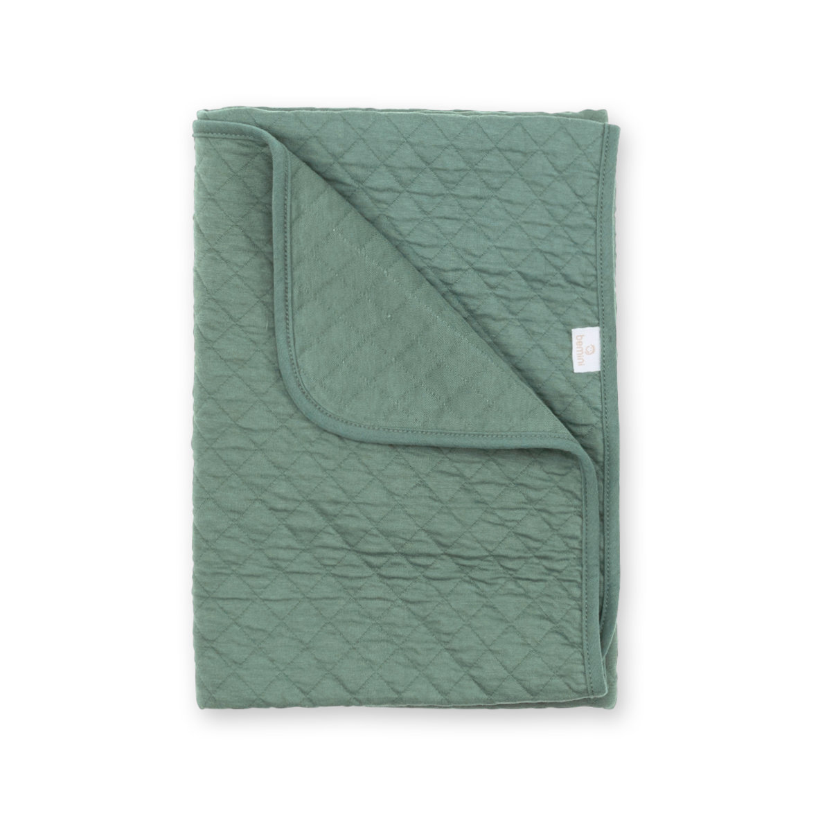 Couverture Pady quilted jersey 75x100cm QUILT Green tog 1.5