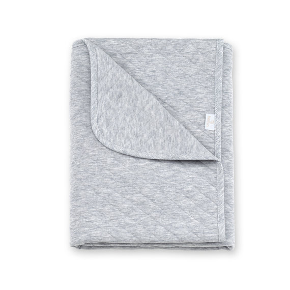 Kuscheldecke Pady quilted jersey 75x100cm QUILT Mix grey TOG 1.5