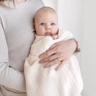 Blanket First softness 80x100cm TINNY Ecru TOG 0.5