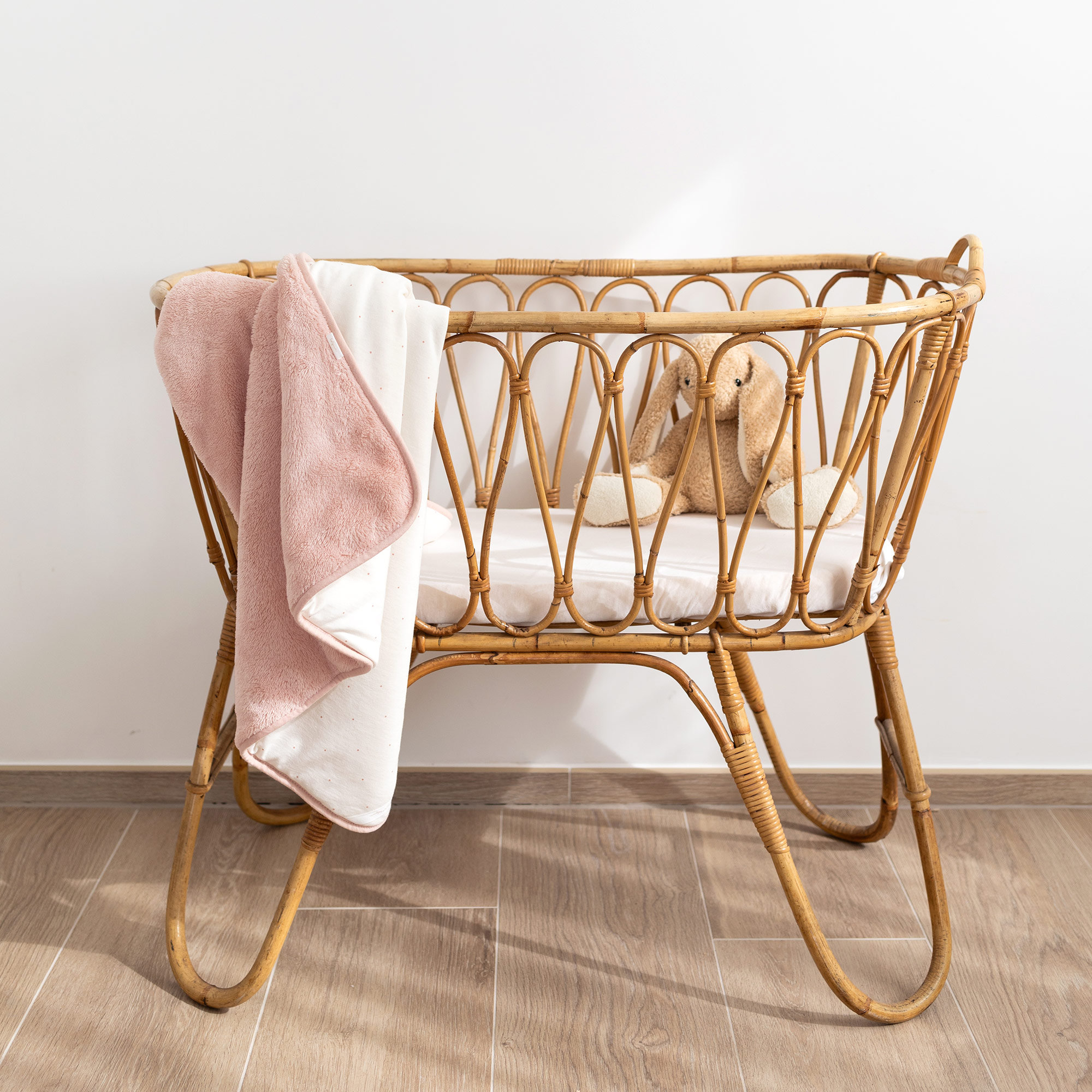 Deken Pady jersey + softy 75x100cm CHOUX Blush TOG 3[WANDER]