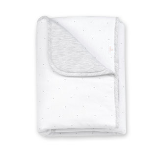 Manta Pady jersey + jersey 75x100cm CHOUX Dots plum TOG 3