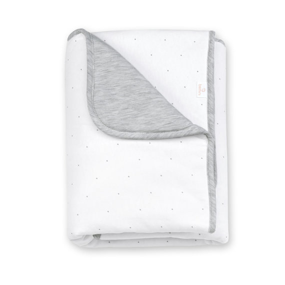 Blanket Pady jersey + jersey 75x100cm CHOUX Mix grey TOG 3
