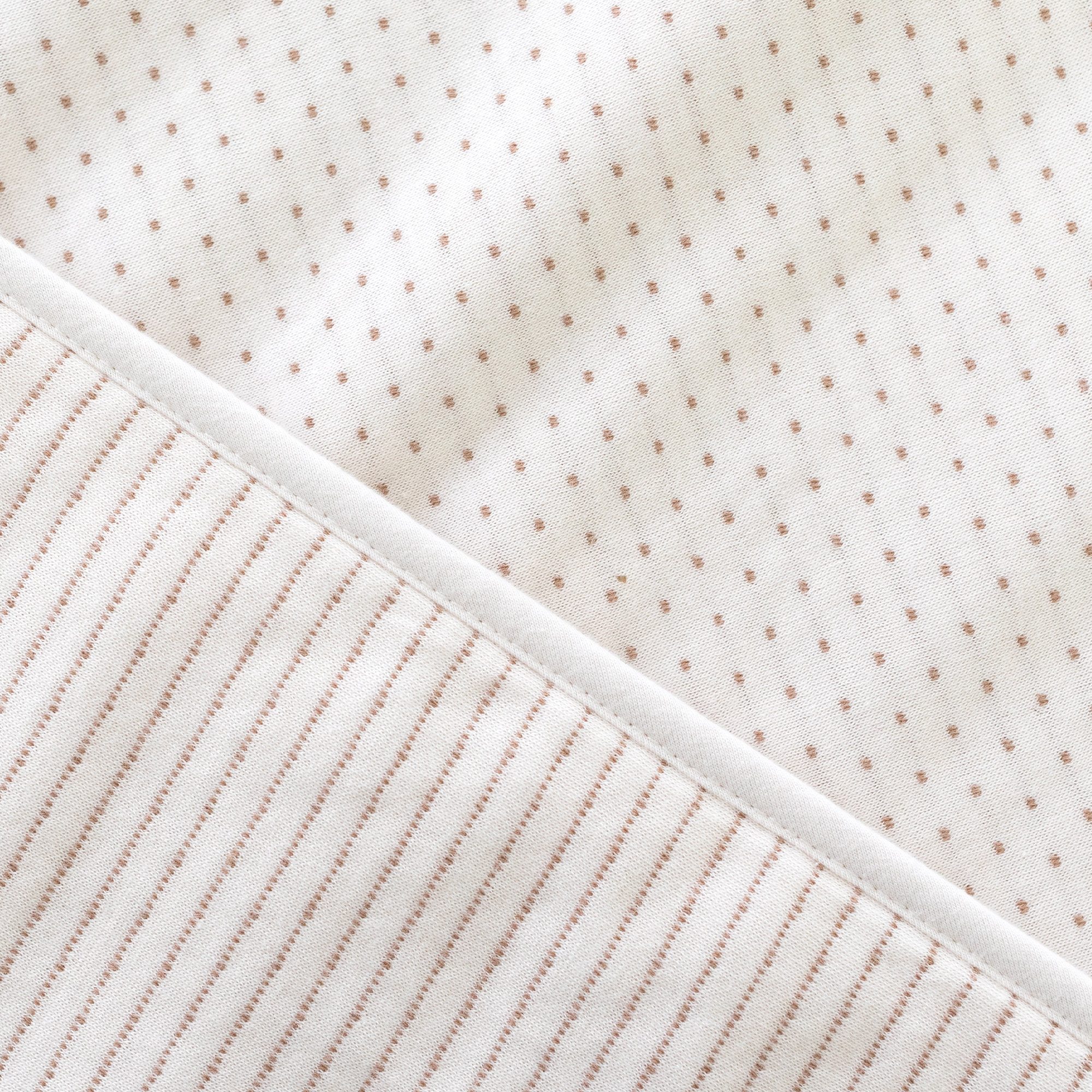 Blanket Pady twin jersey + twin jersey 75x100cm DUNES Stripe grege tog 3