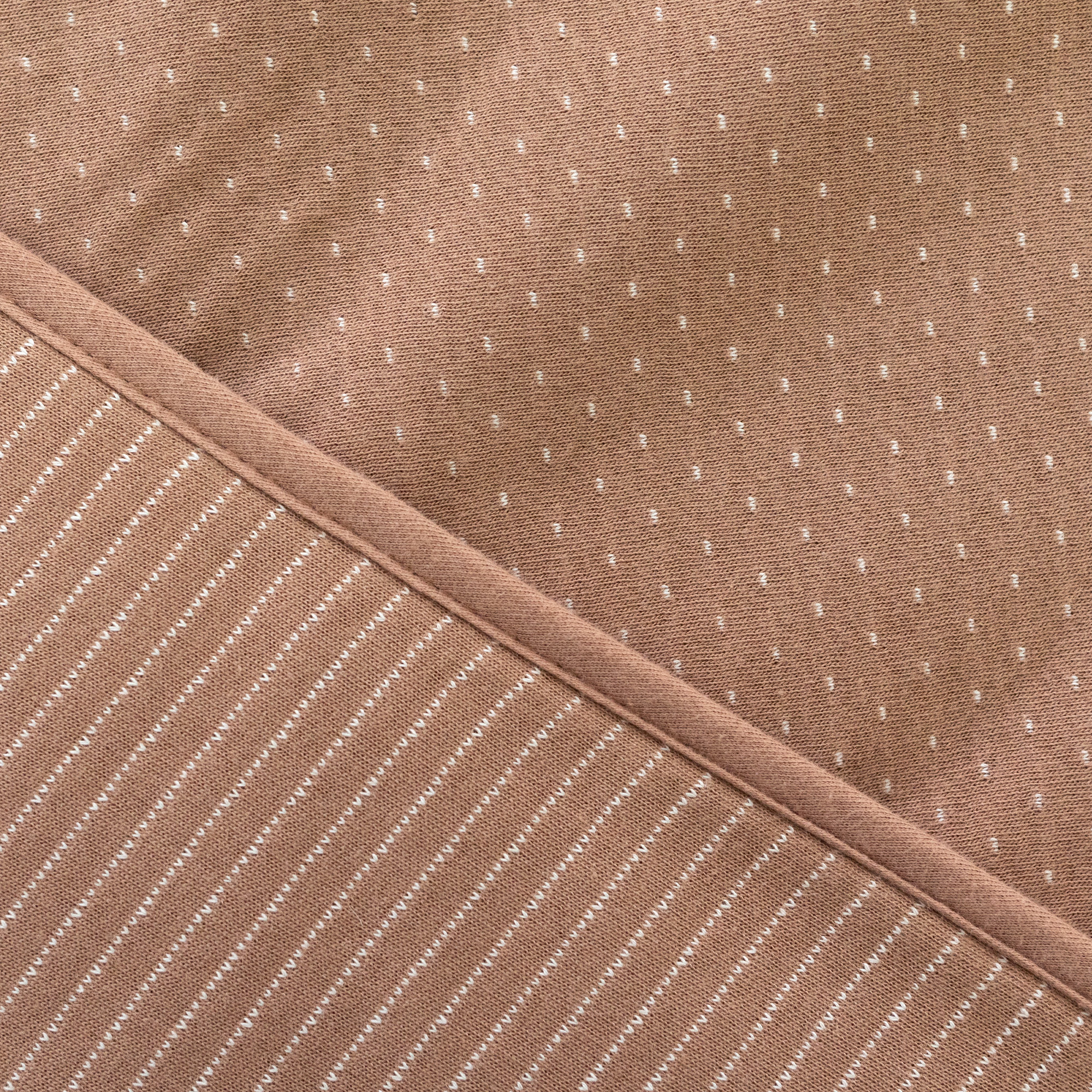Deken Pady twin jersey + twin jersey 75x100cm DUNES Stripe muffin tog 3