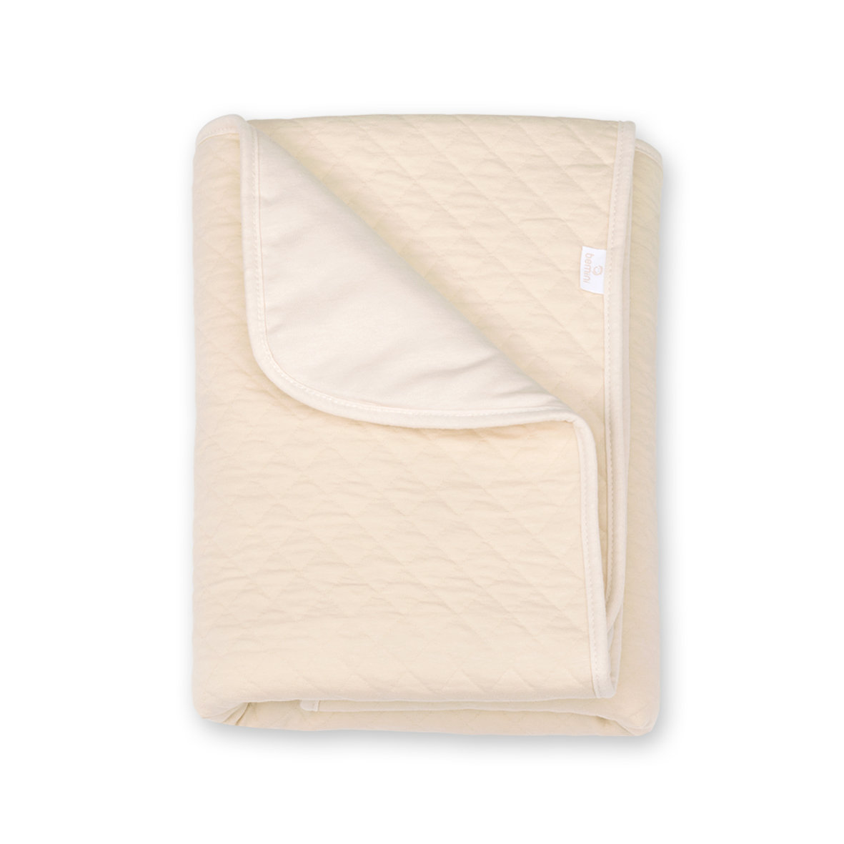 Couverture Pady quilted + jersey 75x100cm QUILT Cream TOG 3
