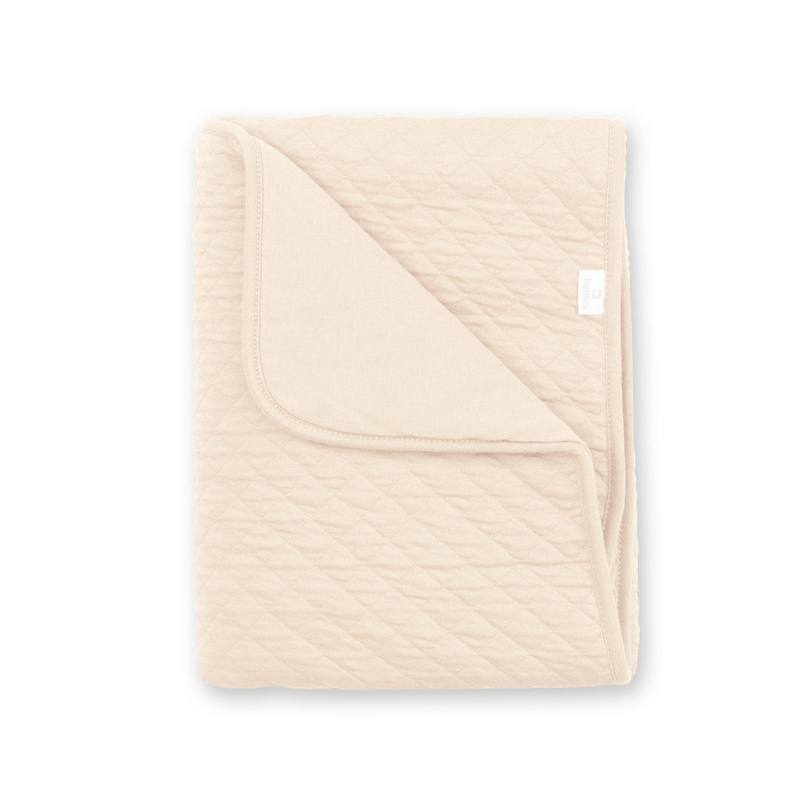 Manta Pady quilted + jersey 75x100cm QUILT Cream tog 3