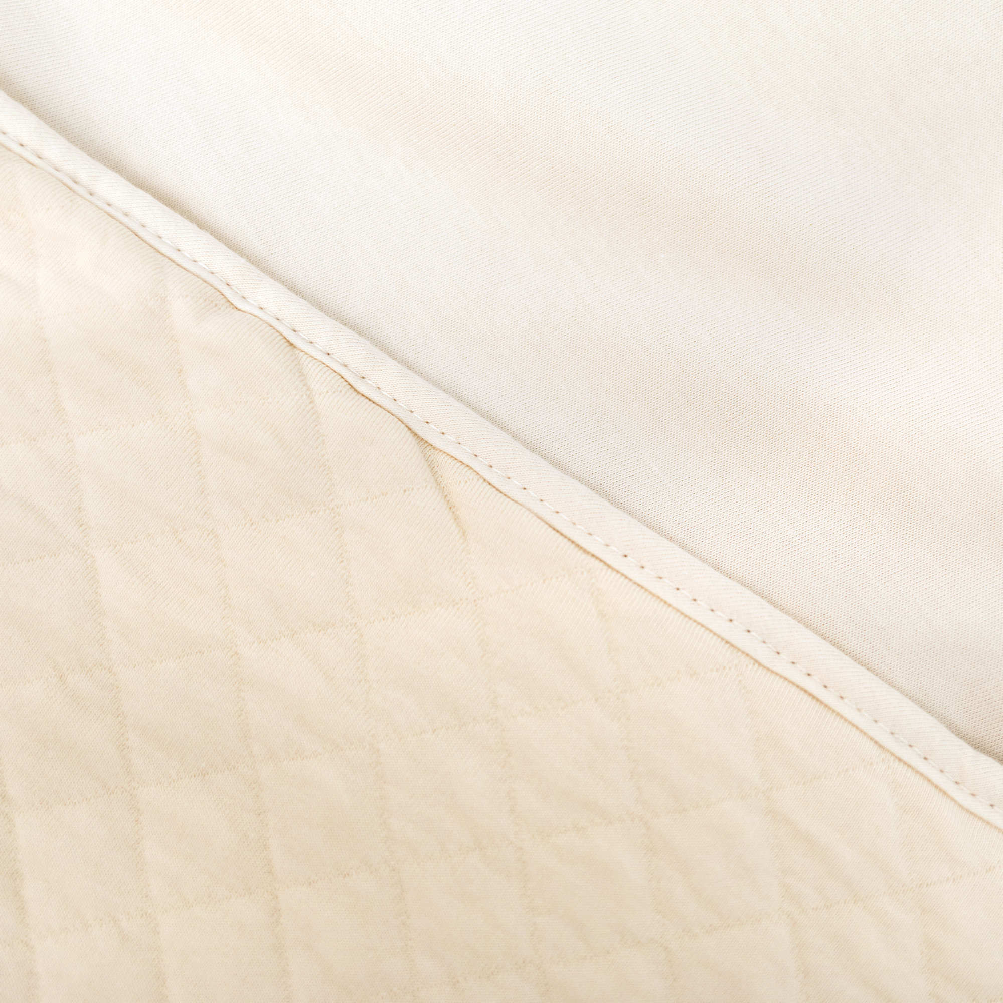 Couverture Pady quilted + jersey 75x100cm QUILT Cream tog 3[BEDDING]