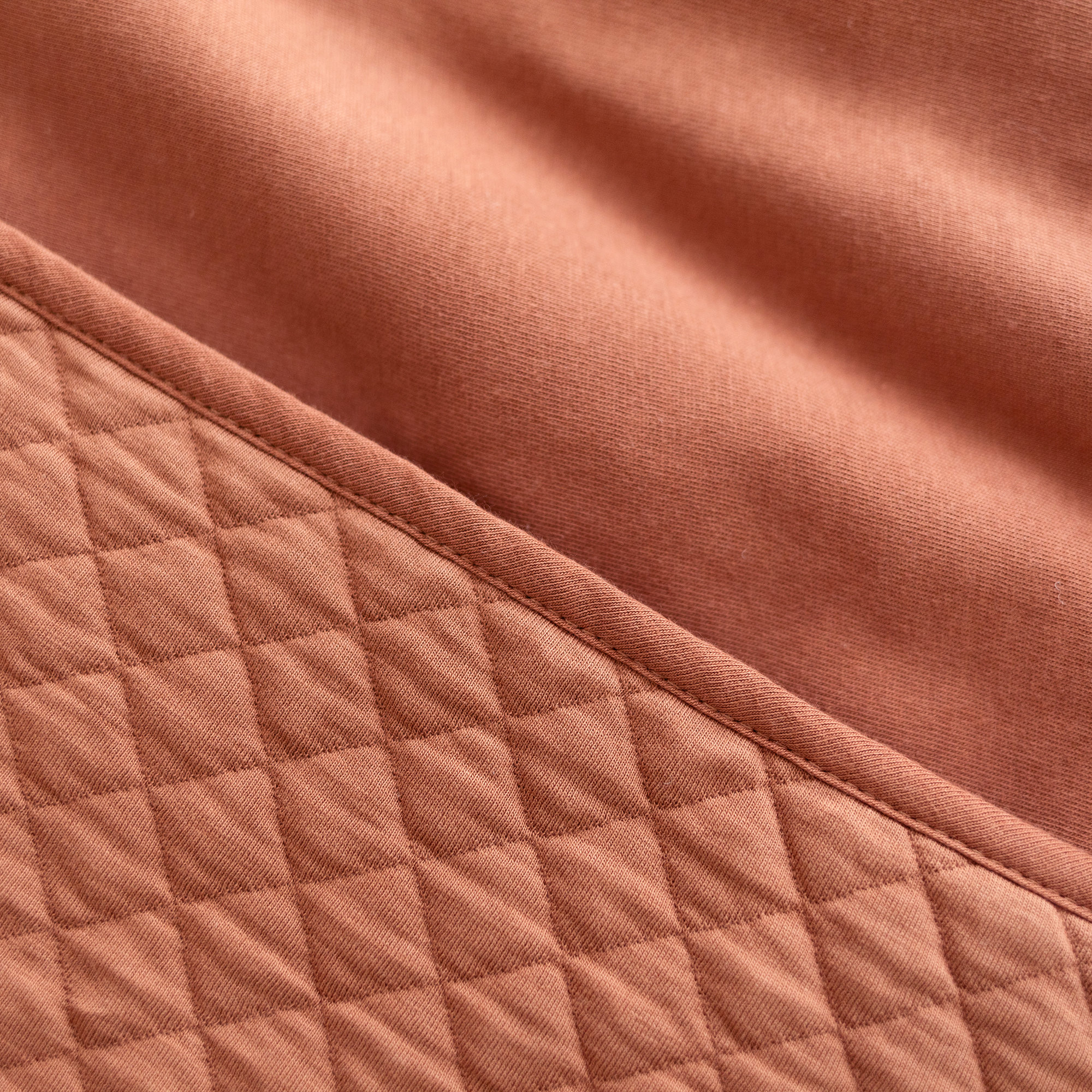 Kuscheldecke Pady quilted + jersey 75x100cm QUILT Brick tog 3