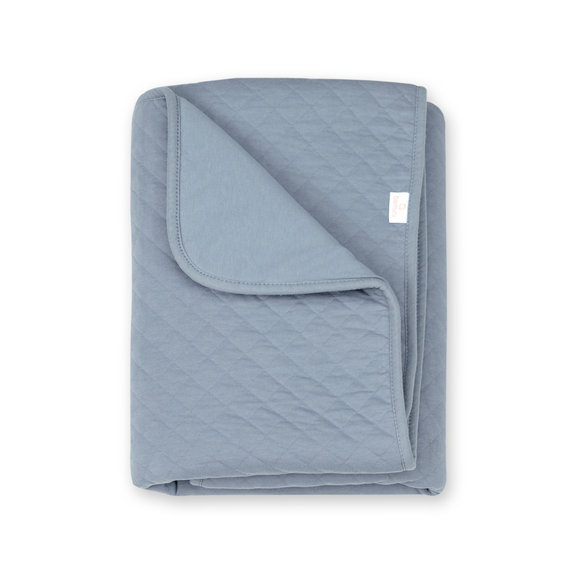 Deken Pady quilted + jersey 75x100cm QUILT Stone TOG 3