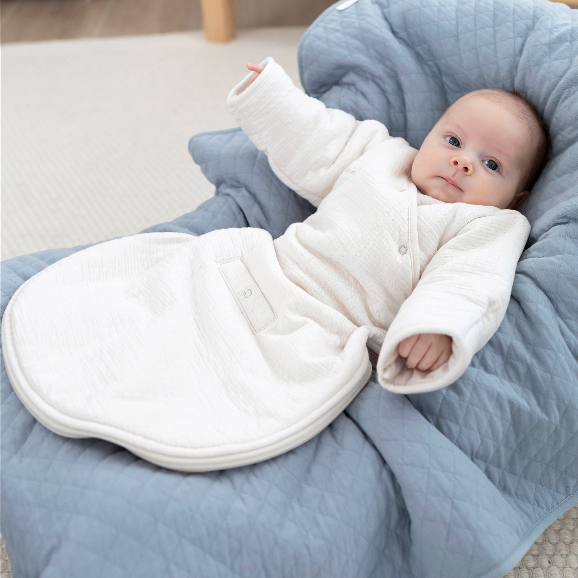 Blanket Warm comfort 75x100cm QUILT Stone TOG 3Outlet