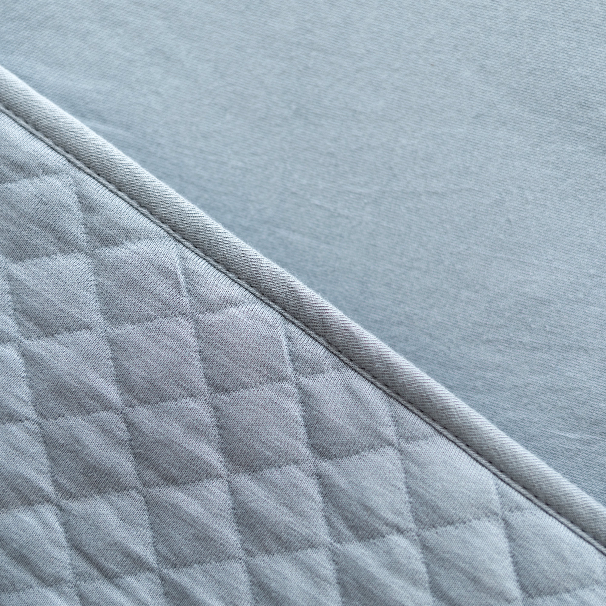 Deken Pady quilted + jersey 75x100cm QUILT Stone tog 3
