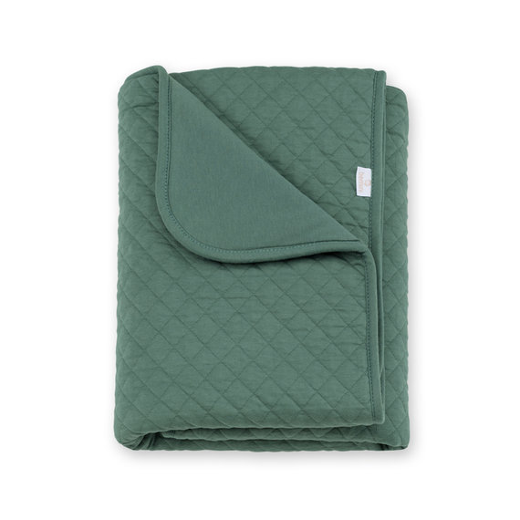 Blanket Pady quilted + jersey 75x100cm QUILT Green TOG 3