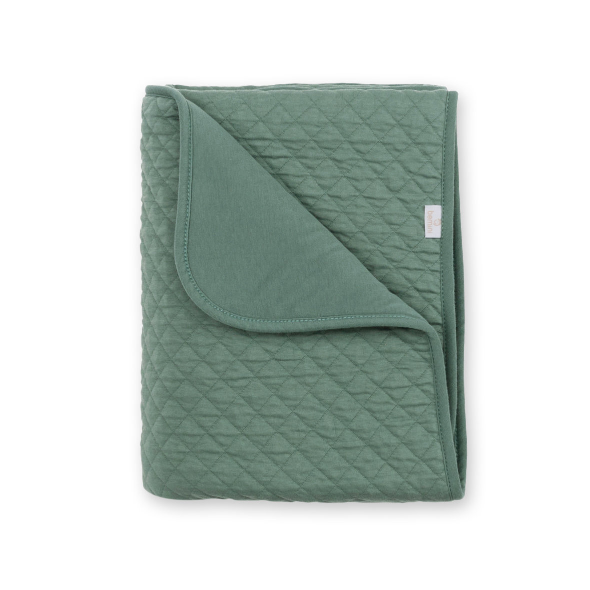 Blanket Pady quilted + jersey 75x100cm QUILT Green tog 3