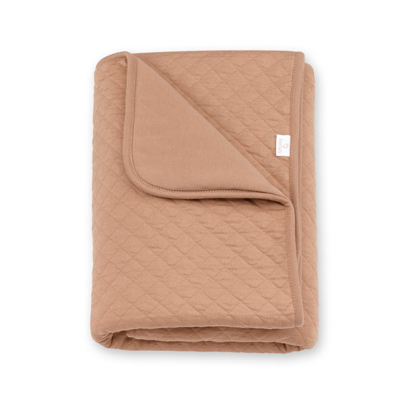 Deken Pady quilted + jersey 75x100cm QUILT Beige TOG 3