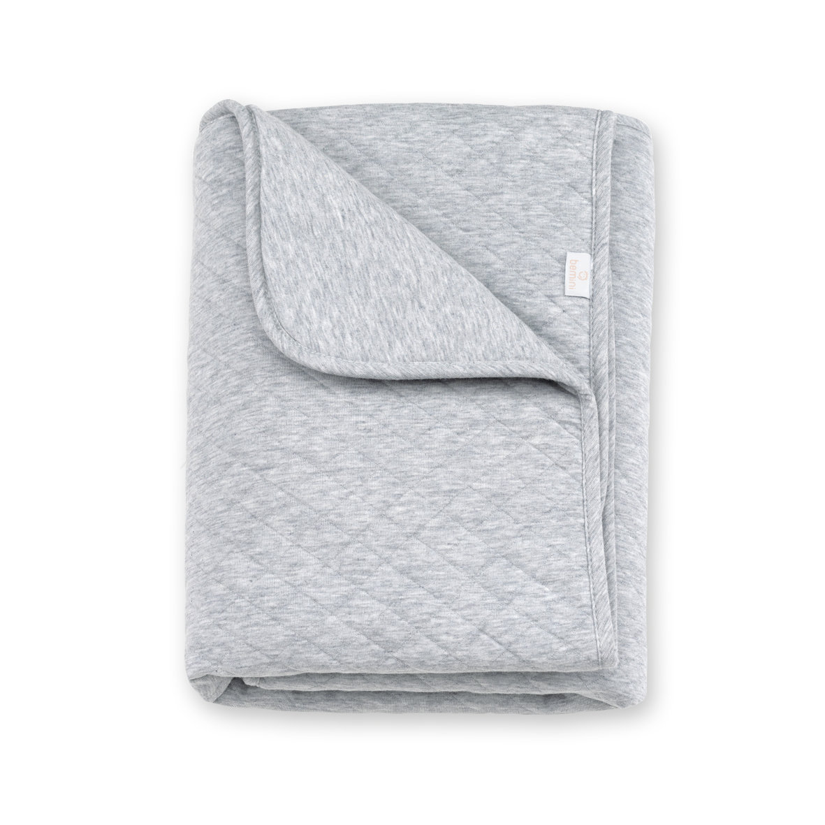 Kuscheldecke Pady quilted + jersey 75x100cm QUILT Mix grey TOG 3
