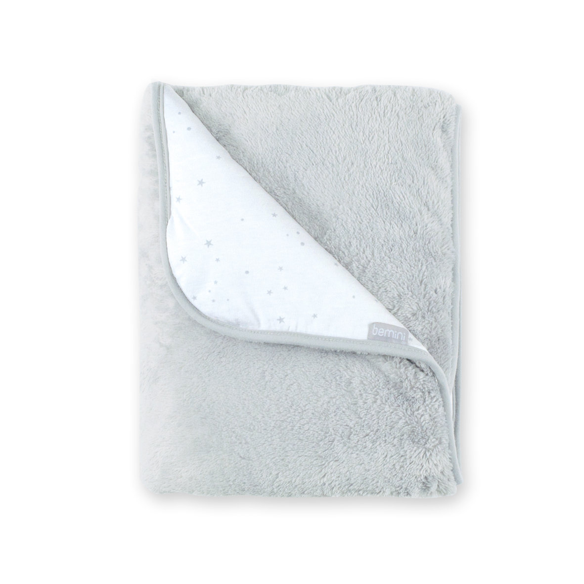 Kuscheldecke Pady jersey + softy 75x100cm STARY Sterne plum TOG 3