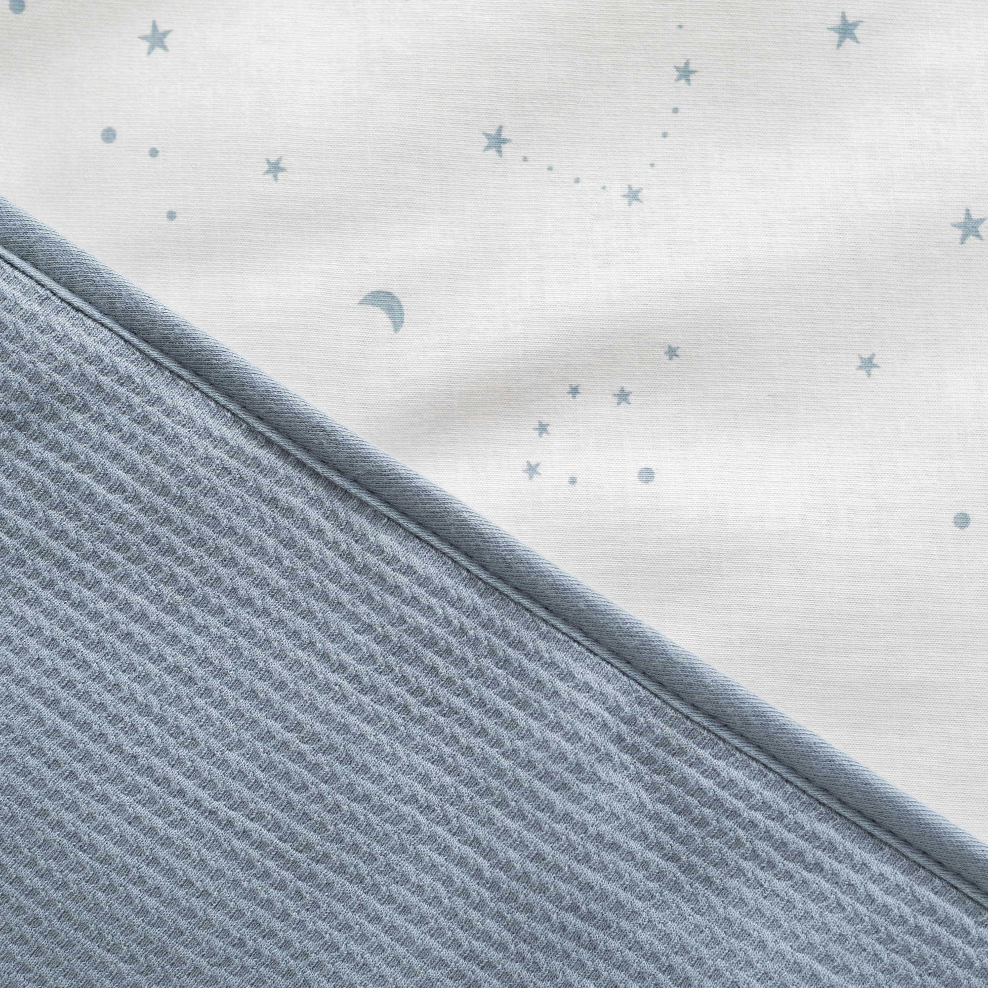 Couverture Pady waffle + jersey bio 75x100cm WAFLE Stone tog 3