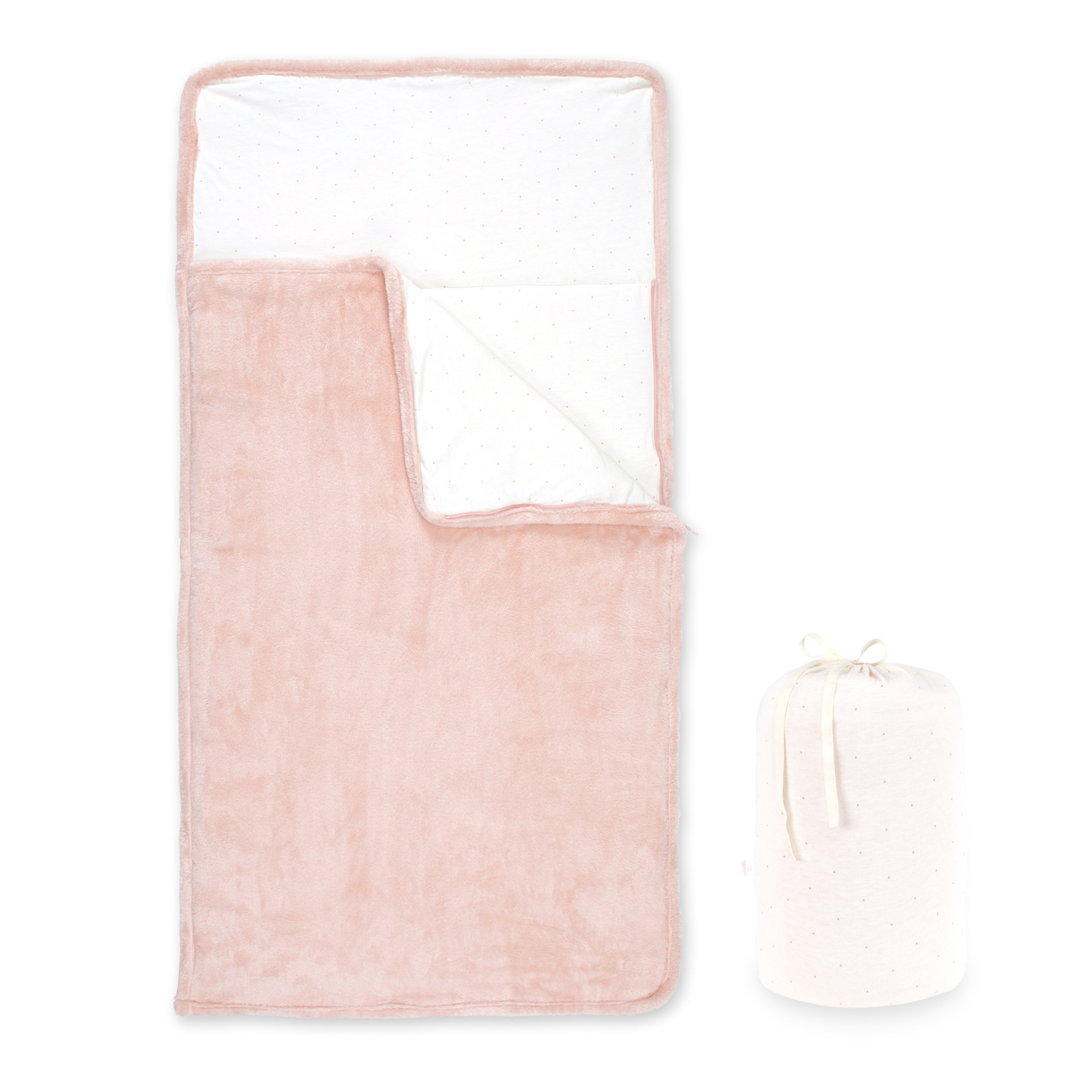 Camping Bag Pady softy + jersey 70x140cm CHOUX Blush TOG 3