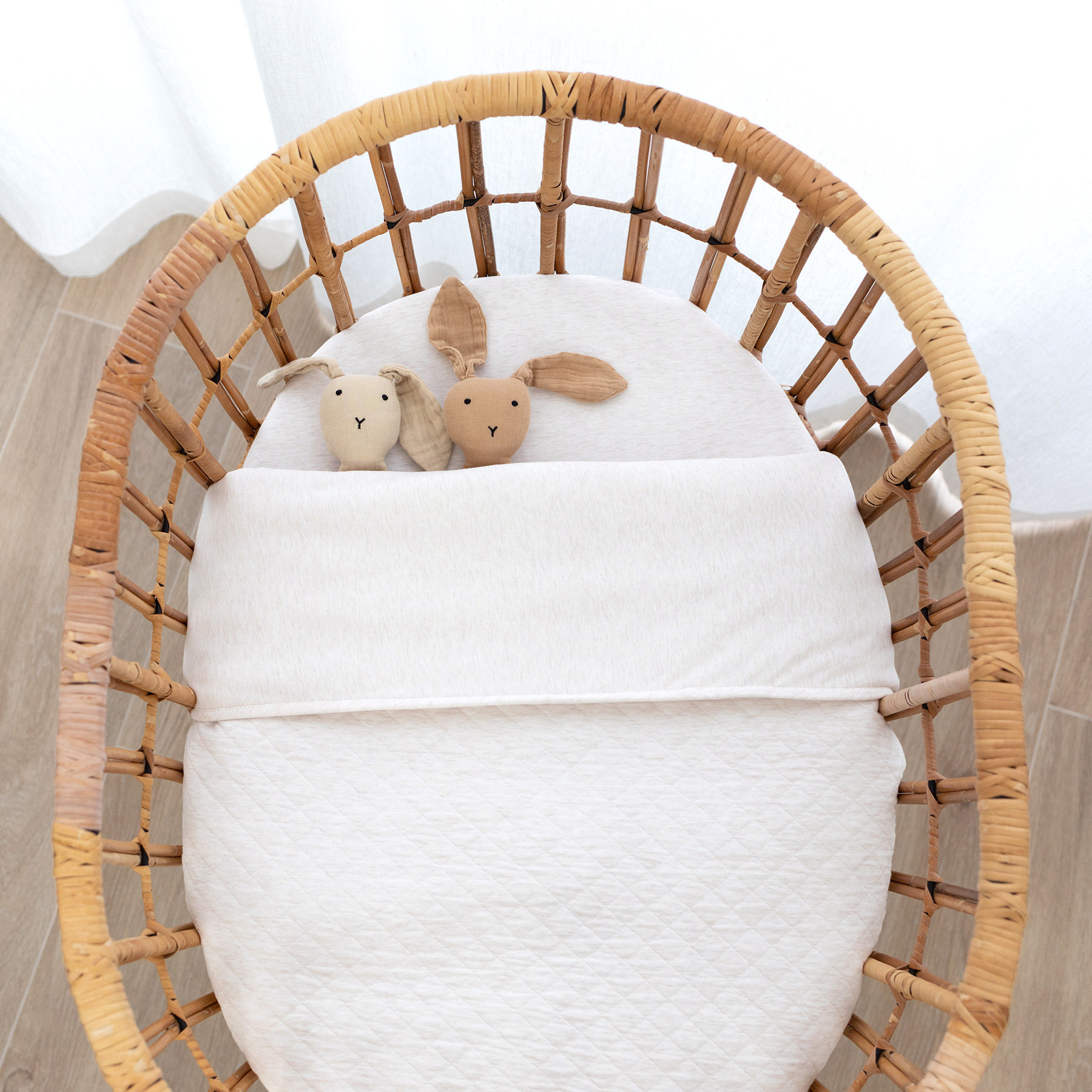 Drap housse berceau Jersey 40x90cm  Mix tender
