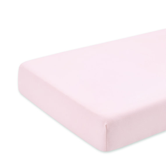Crib sheet Jersey 40x90cm  Light pink