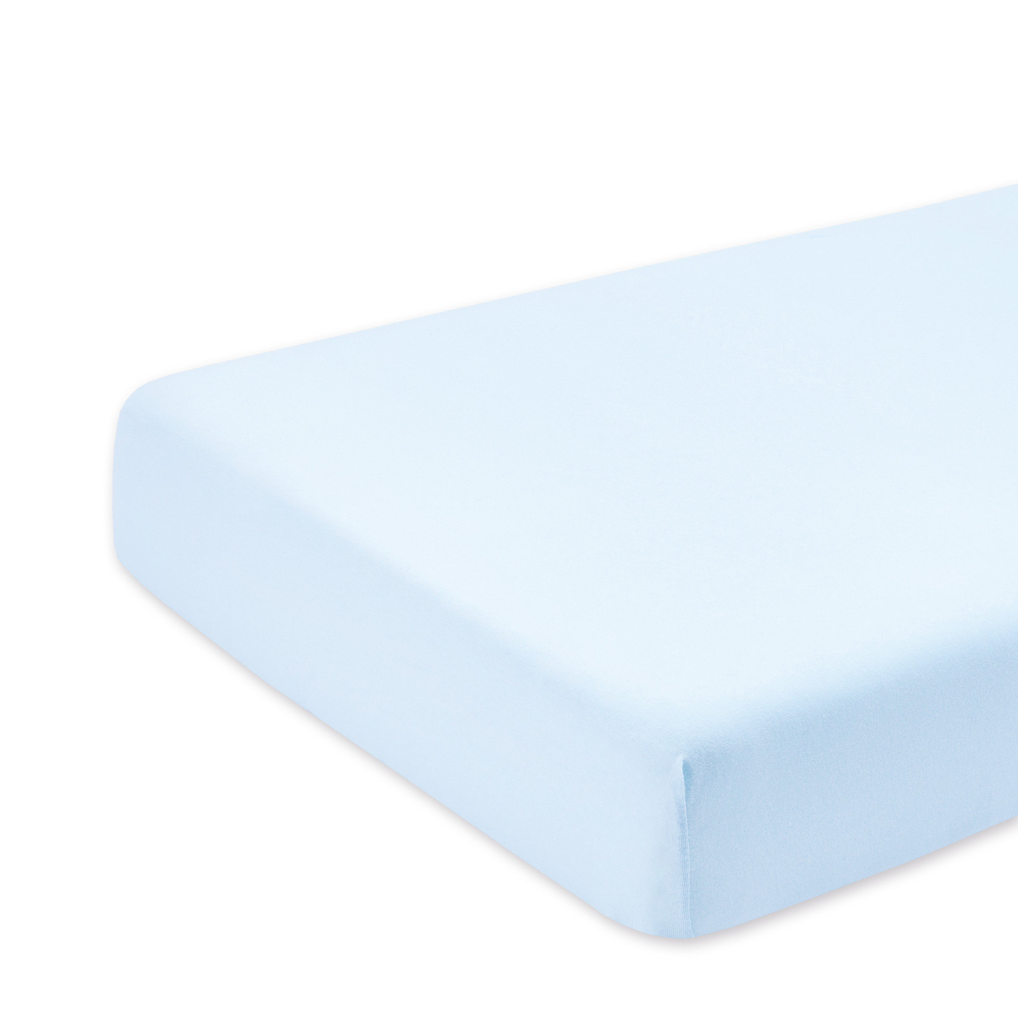 Crib sheet Jersey 40x90cm  Light blue