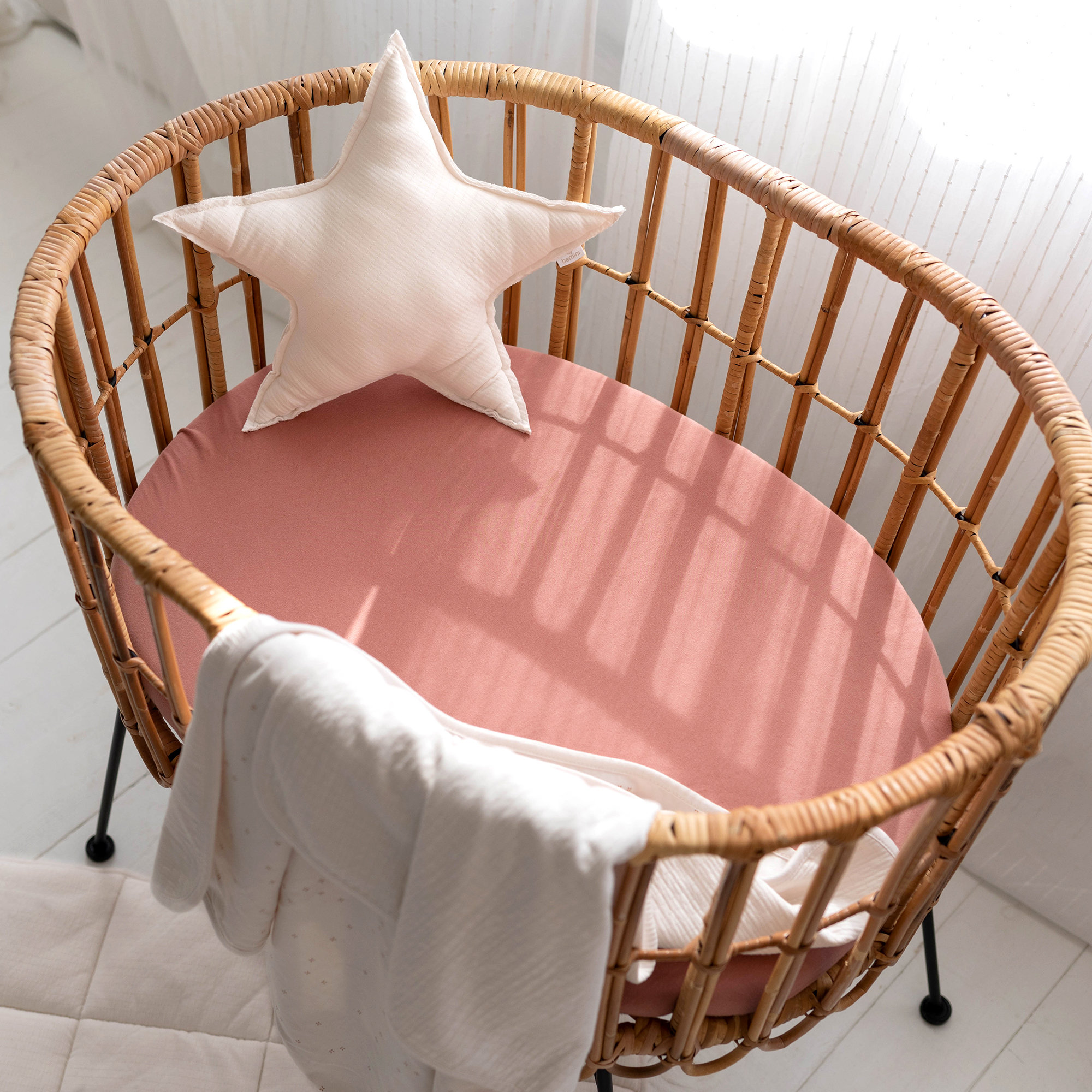 Hoeslaken wieg Jersey 40x90cm  Bambi