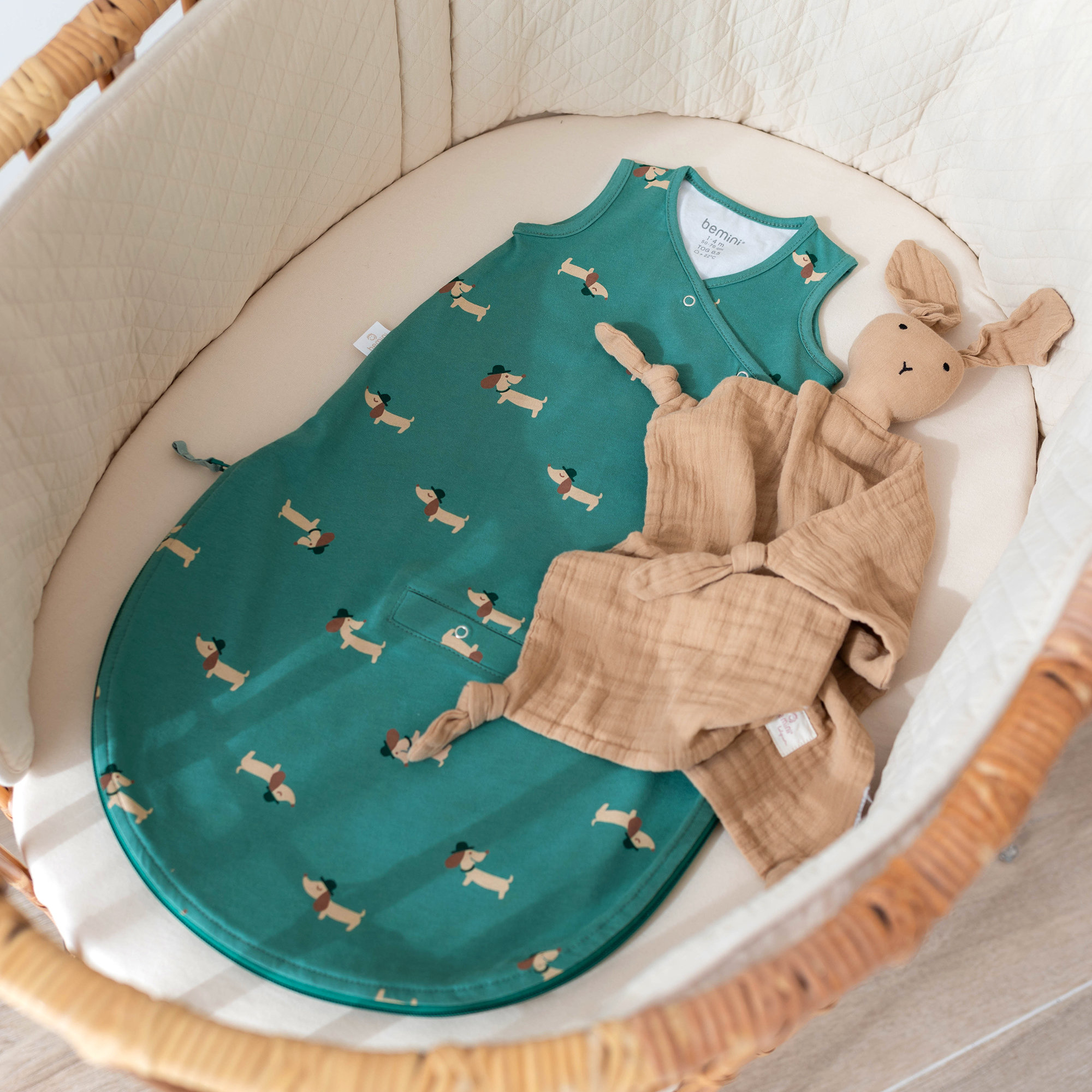 Sábana bajera cuna Jersey 50x90cm  Cream[BEDDING]