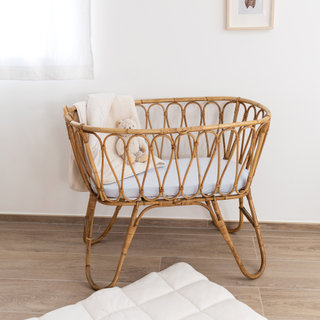 Drap housse berceau Jersey doux 50x90cm  Glacier