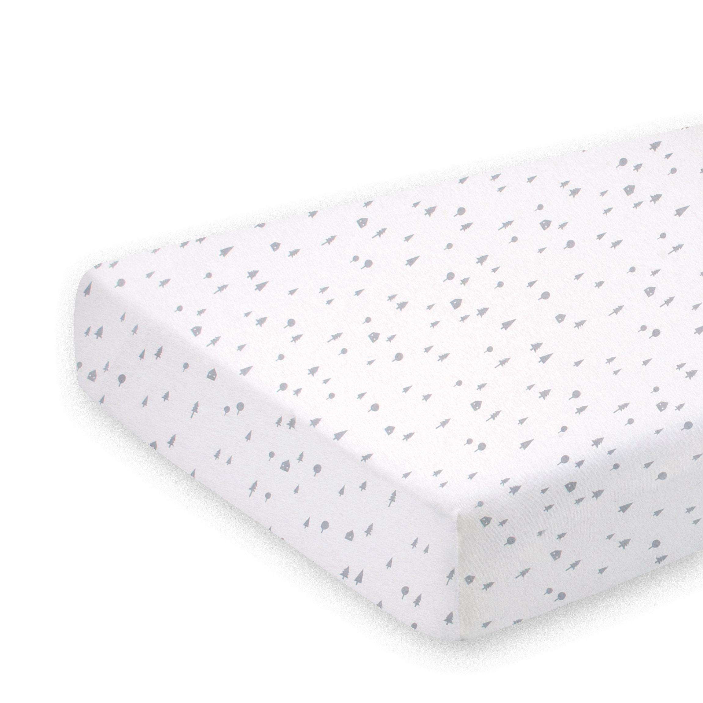Crib sheet Jersey 40x90cm SVENN Scandinavian print