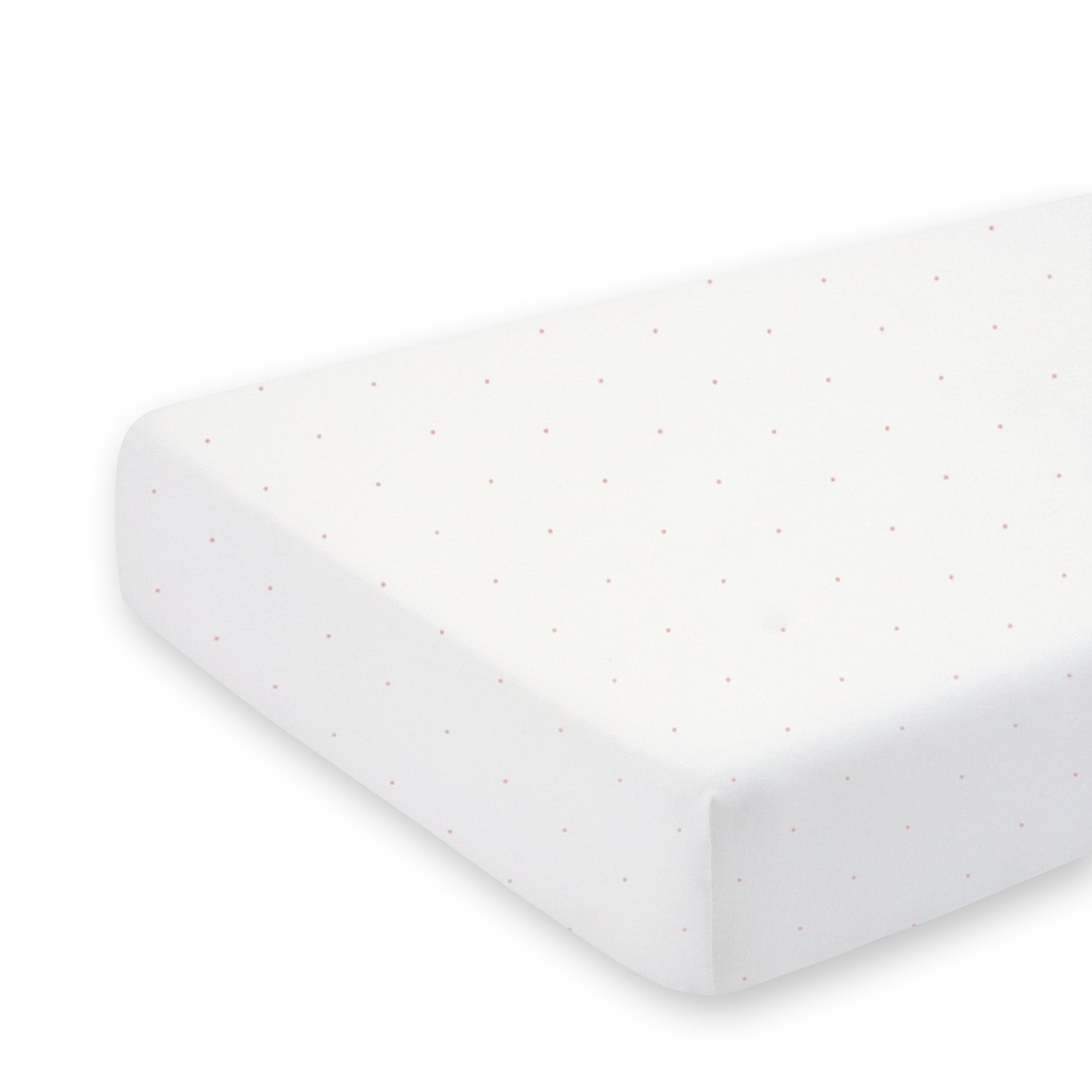 Bed sheet Jersey 60x120cm CHOUX Small dot print ecru