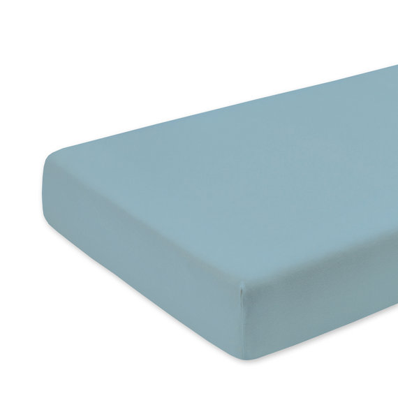 Bed sheet Jersey 60x120cm  Mineral blue