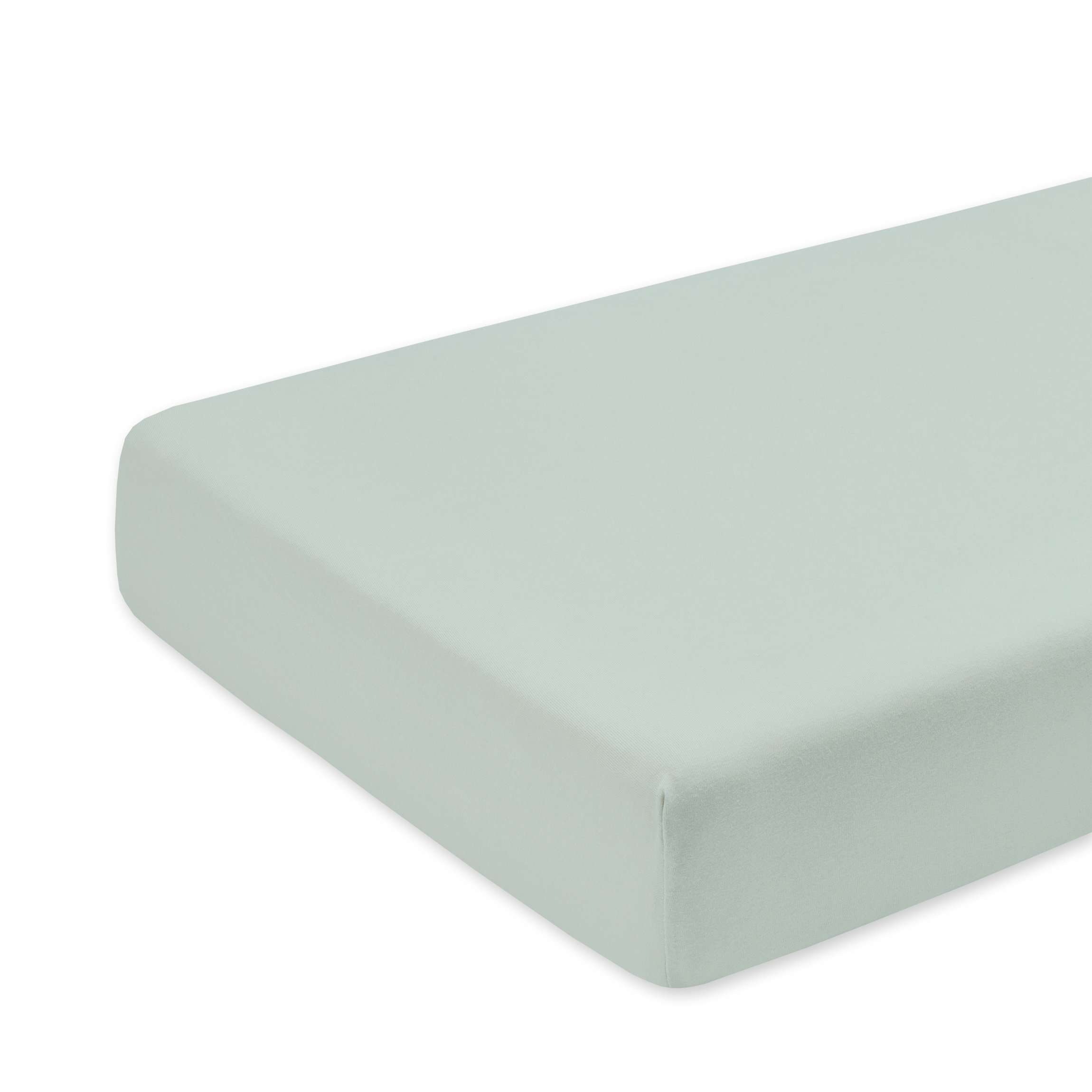 Hoeslaken bed Jersey 60x120cm  Groen celadon