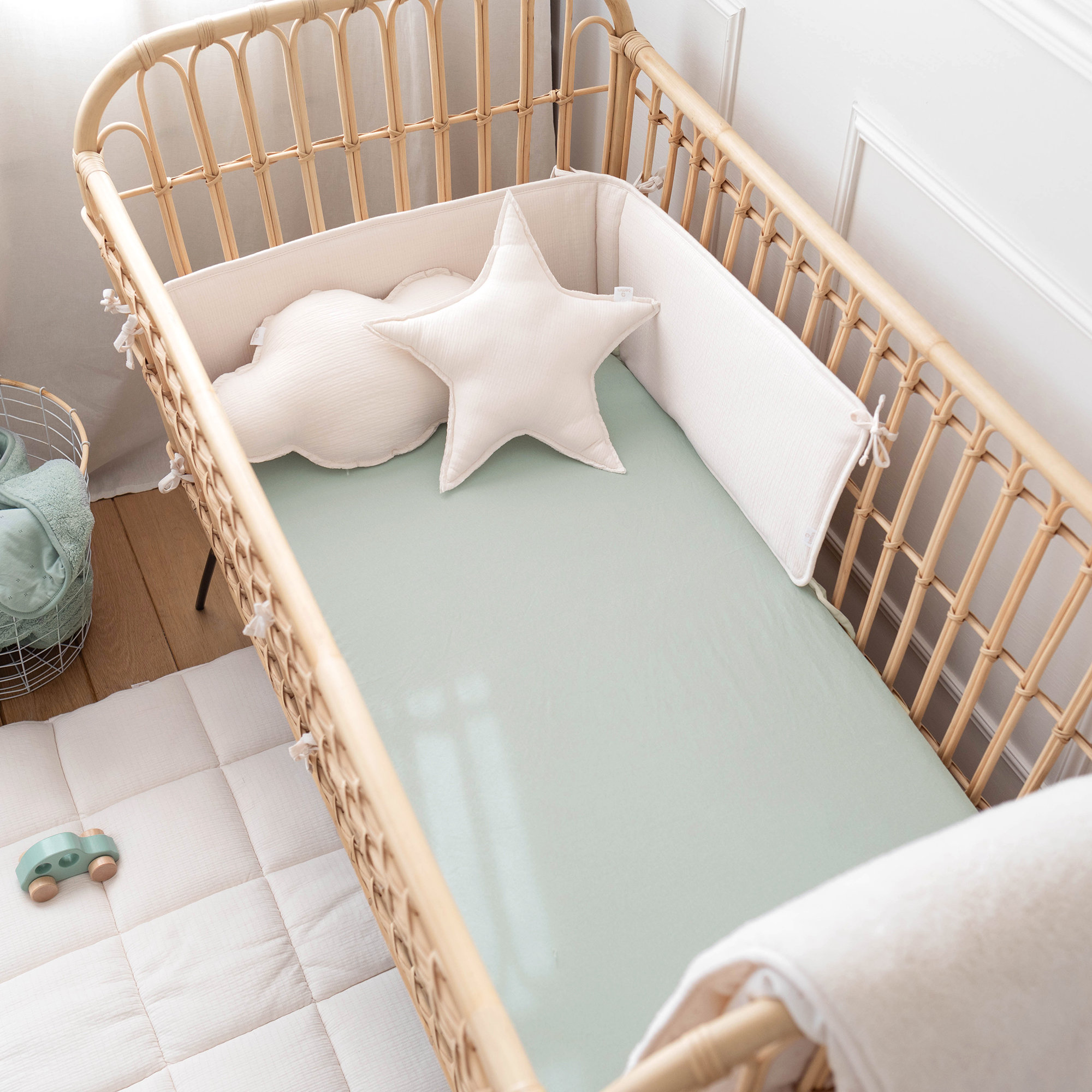 Spannbettlaken Jersey 60x120cm  Verdi[BEDDING]