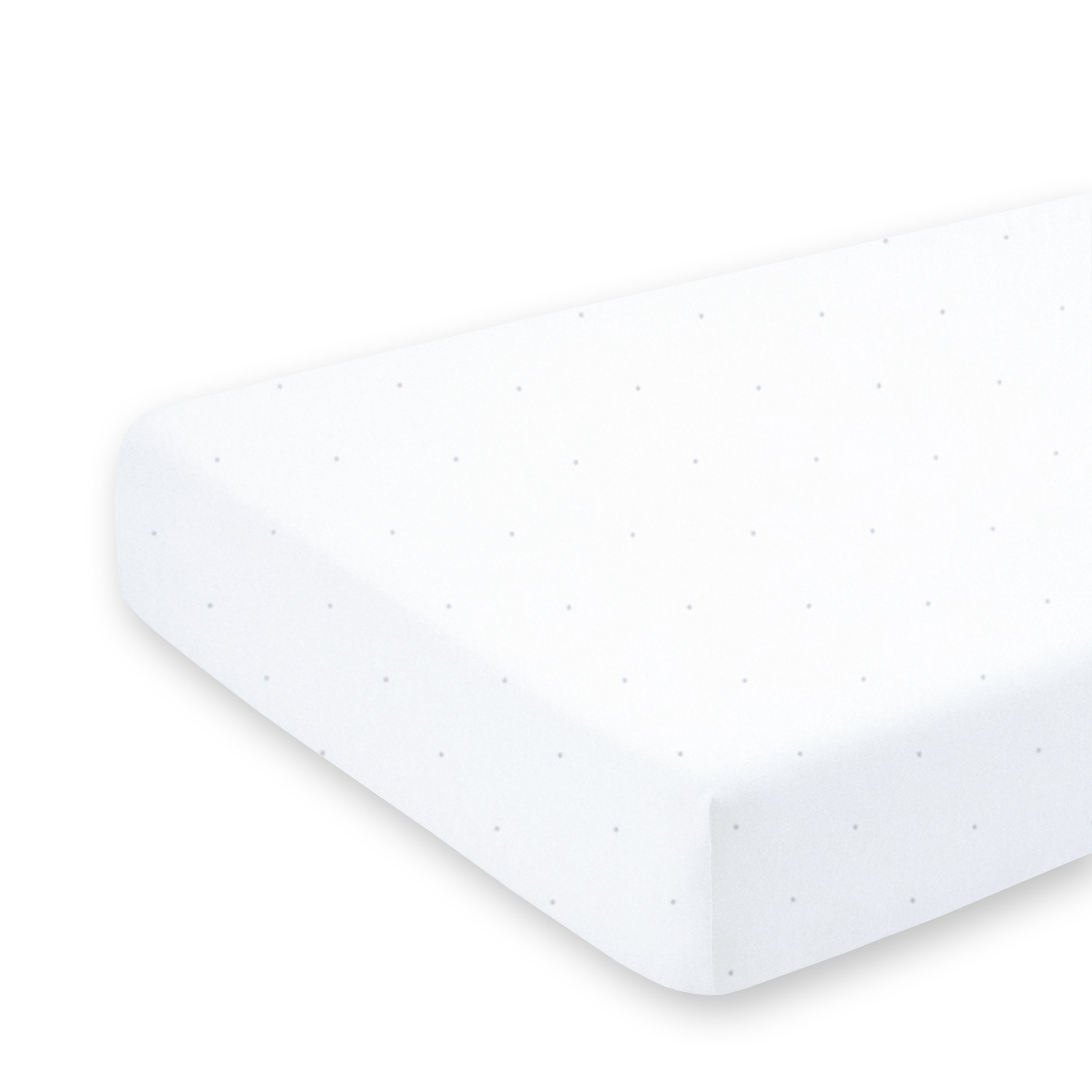 Bed sheet Soft jersey 70x140cm CHOUX Dots white