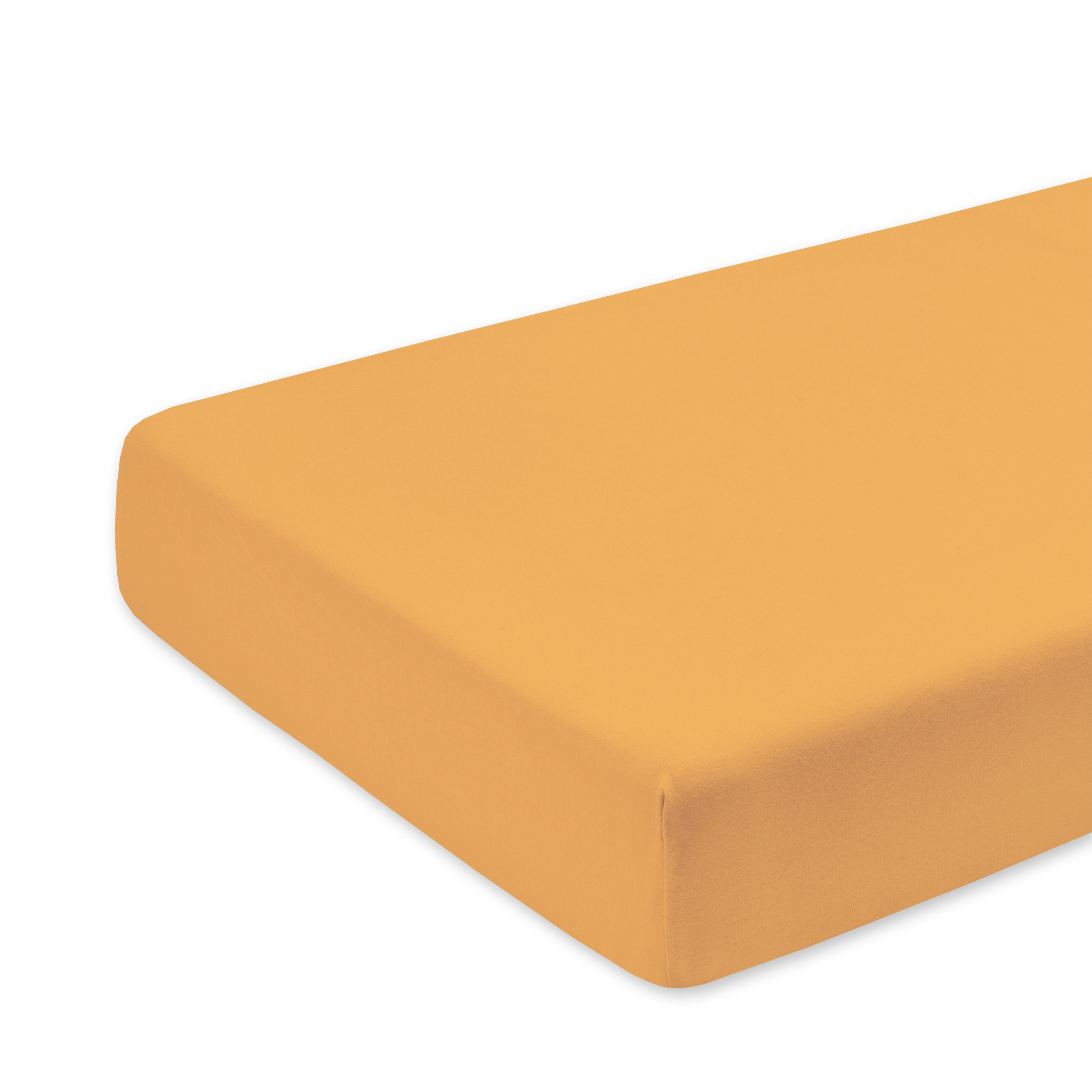 Hoeslaken bed 100% katoen 70x140cm  Oker