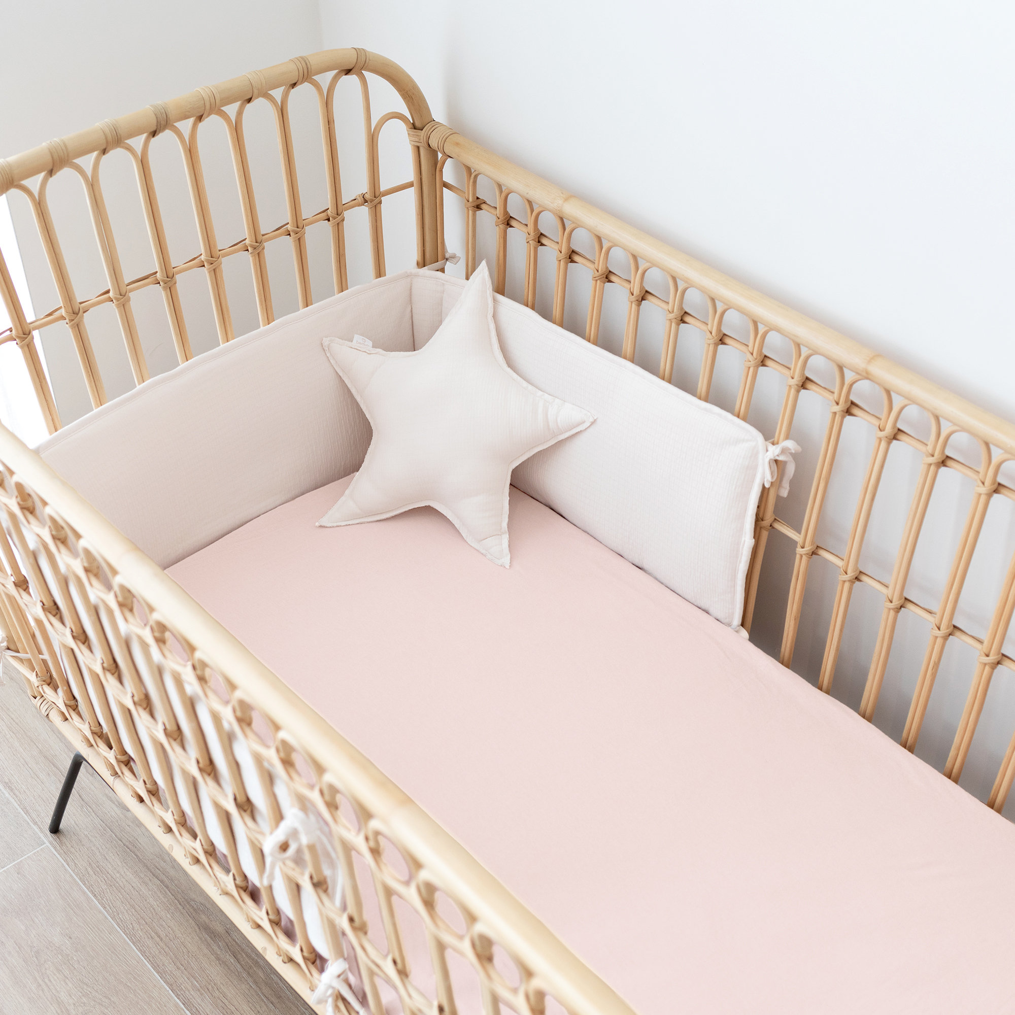 Hoeslaken bed Jersey 70x140cm  Rosa[BEDDING]