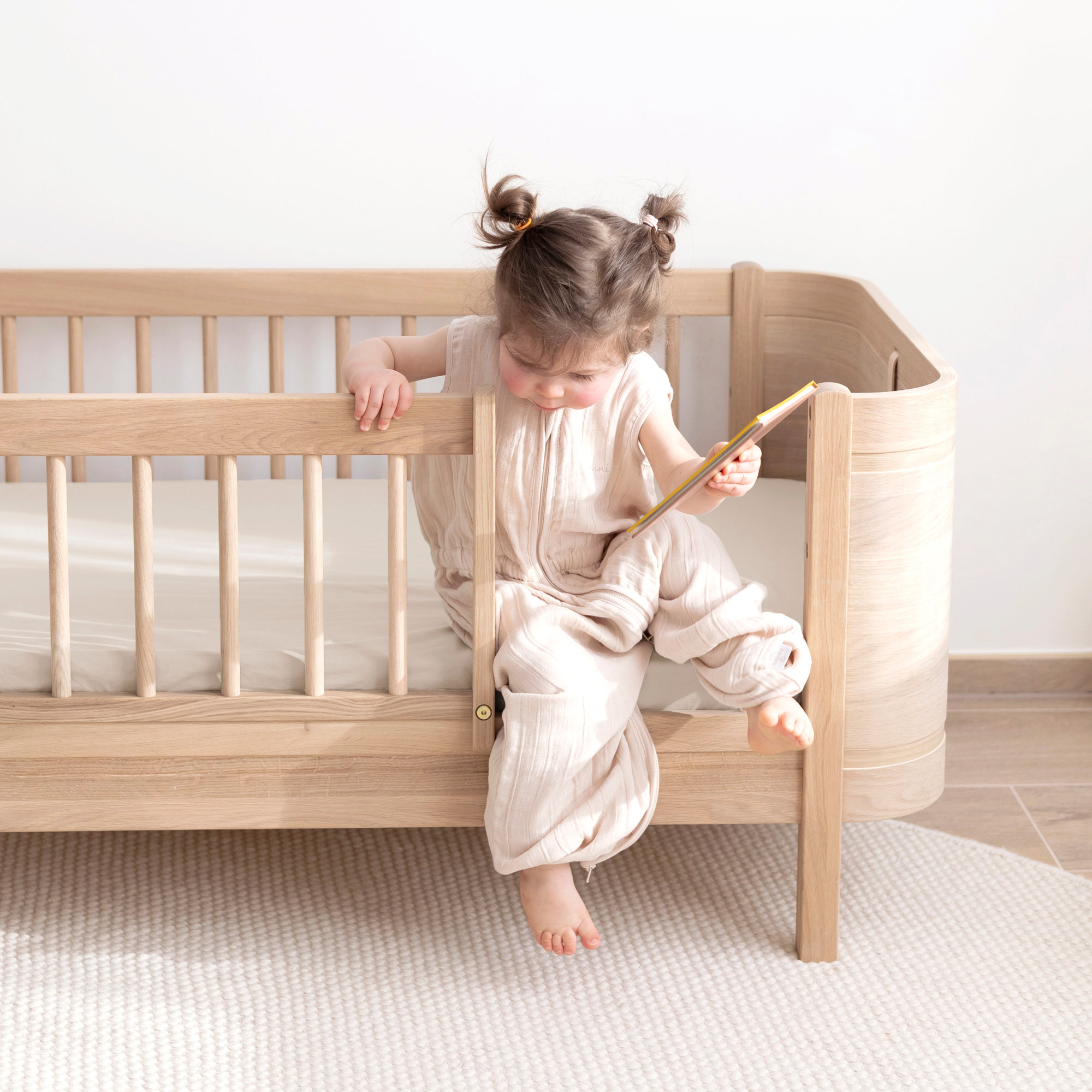 Hoeslaken bed Jersey 70x140cm  Sesame[BEDDING]