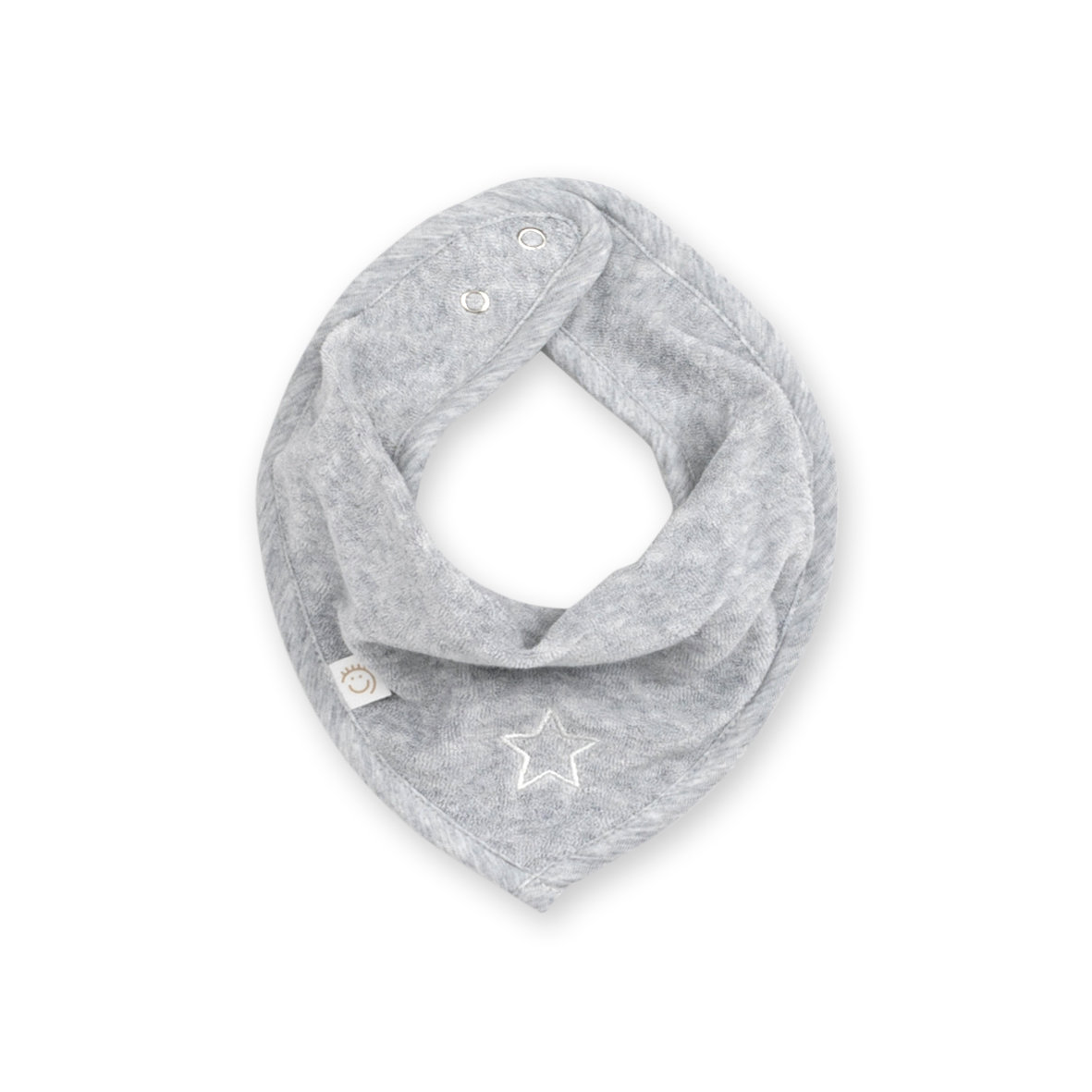Bib waterproof Terry 25cm STARY Mix grey