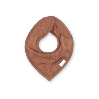 Bavoir Gaze douce 25cm SWADL Moka