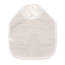 Bavoir waterproof Twin Jersey 37cm DUNES Stripe grege
