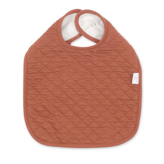Bib waterproof Pady quilted jersey 37cm QUILT Brick