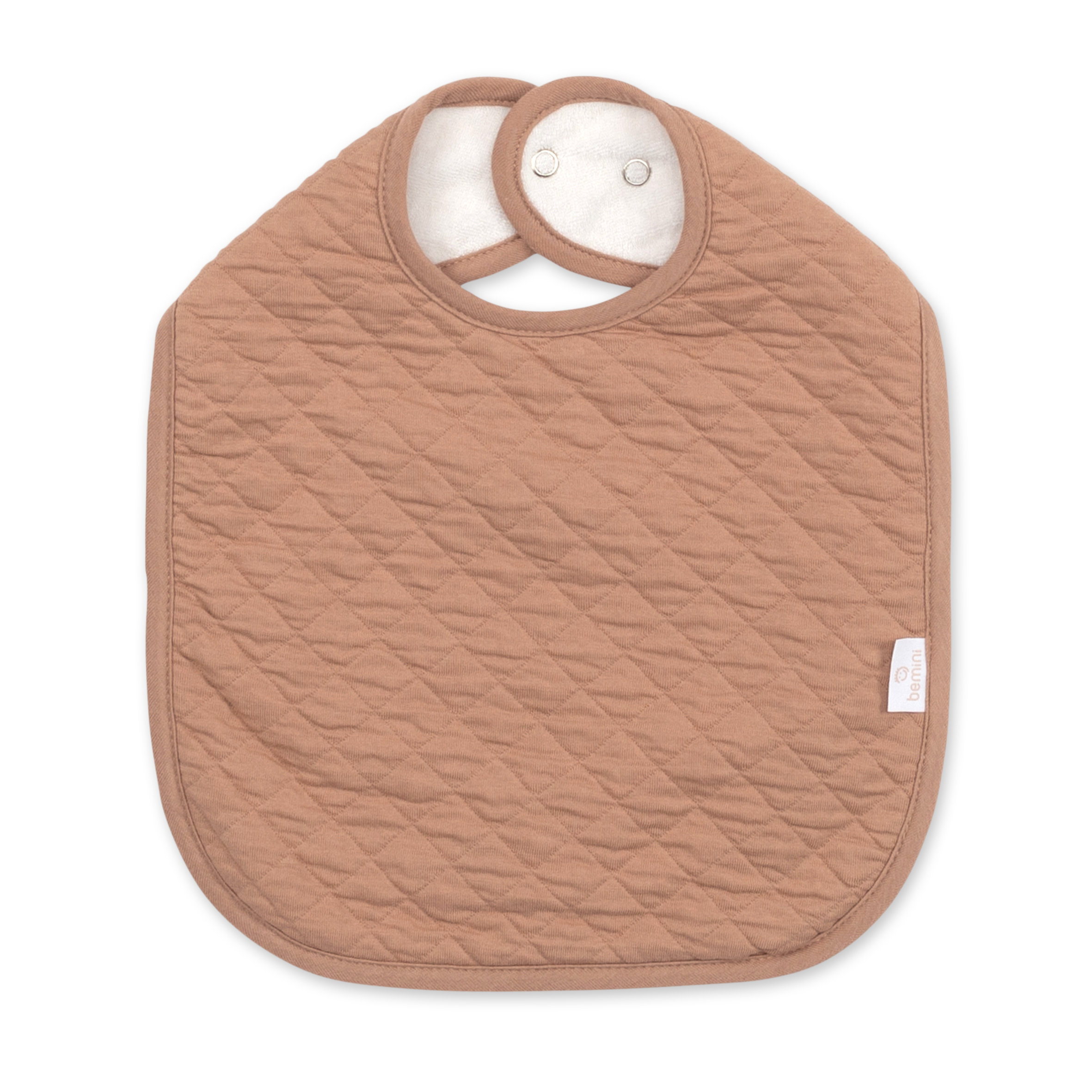 Bib waterproof Pady quilted jersey 37cm QUILT Beige