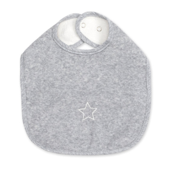 Lätzchen waterproof Terry 37cm STARY Mix grey