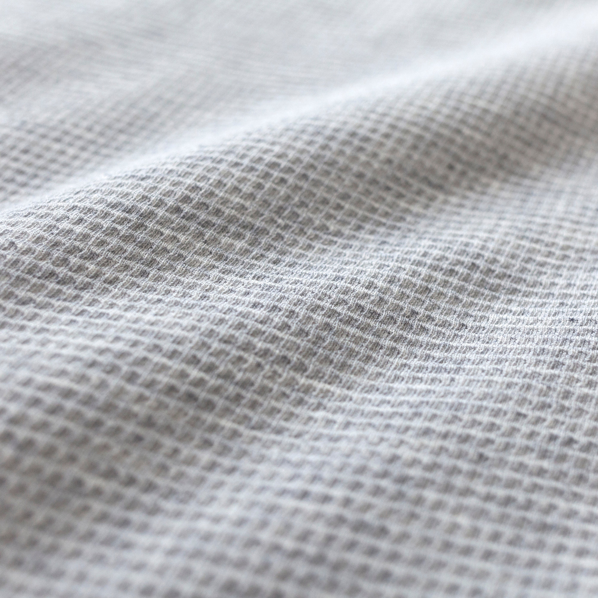 Lätzchen waterproof Waffle bio 37cm WAFLE Mix grey
