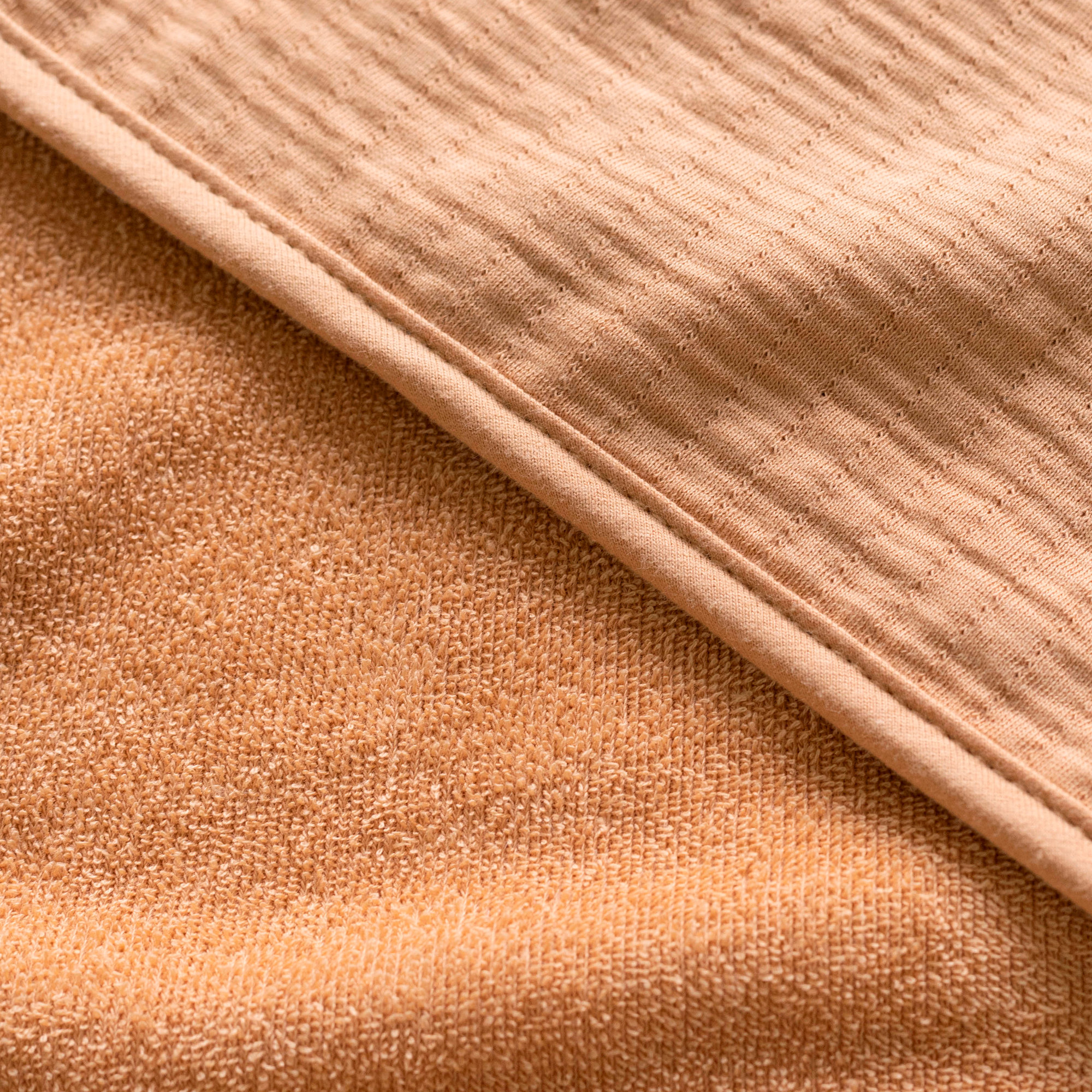 Kapuzenbadetuch Terry 90x90cm CADUM Biscuit