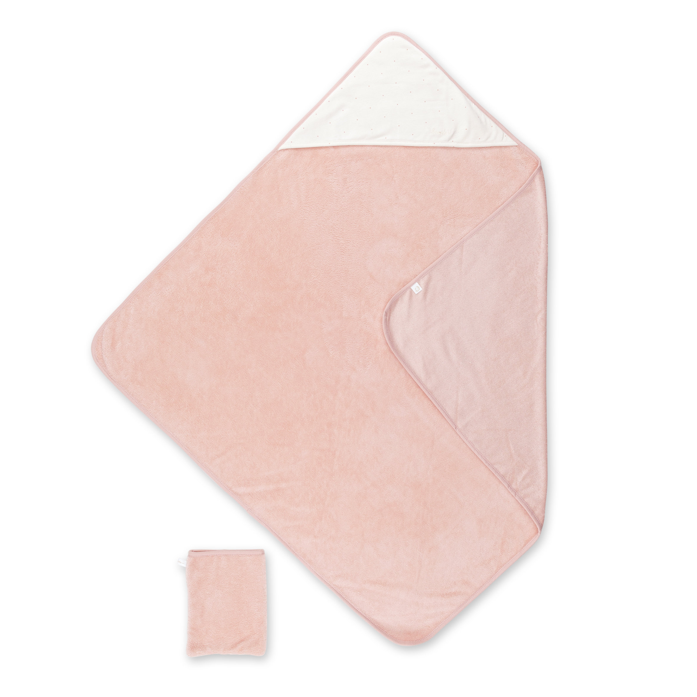 Capa de baño Bamboo 90x90cm CHOUX Small print Blush