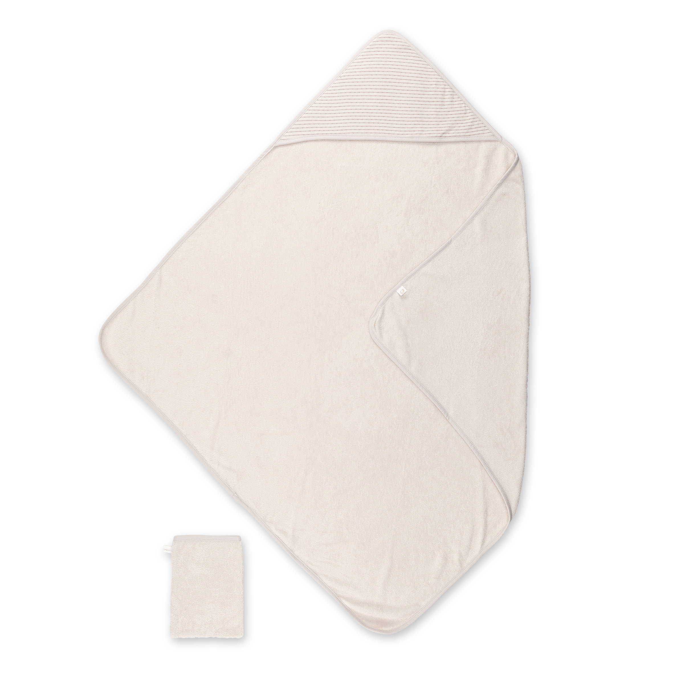 Capa de baño Terry 90x90cm DUNES Stripe grege