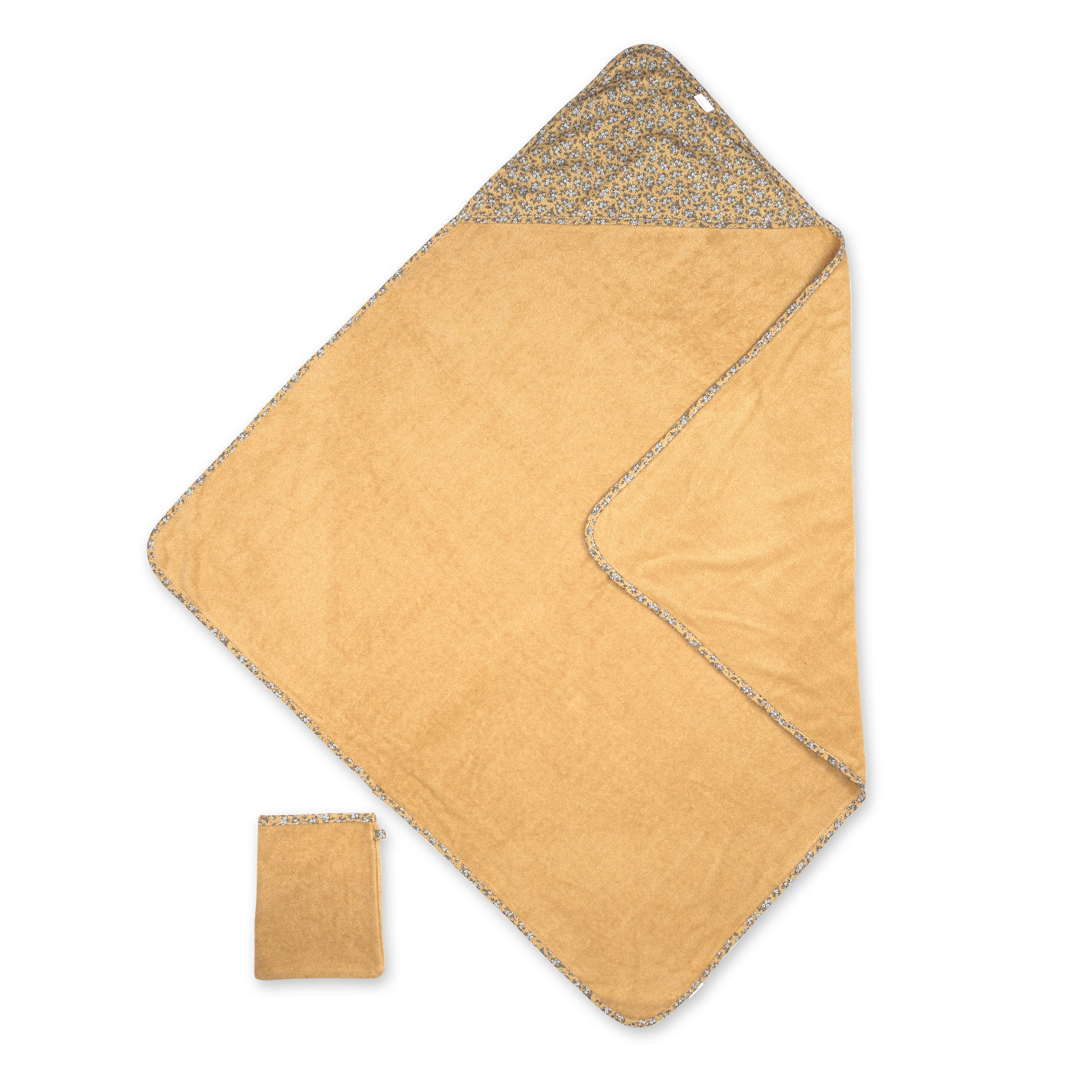 Badcape Terry 90x90cm HEIDI Print Heidi Ocre